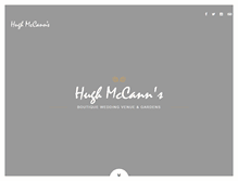 Tablet Screenshot of hughmccanns.com